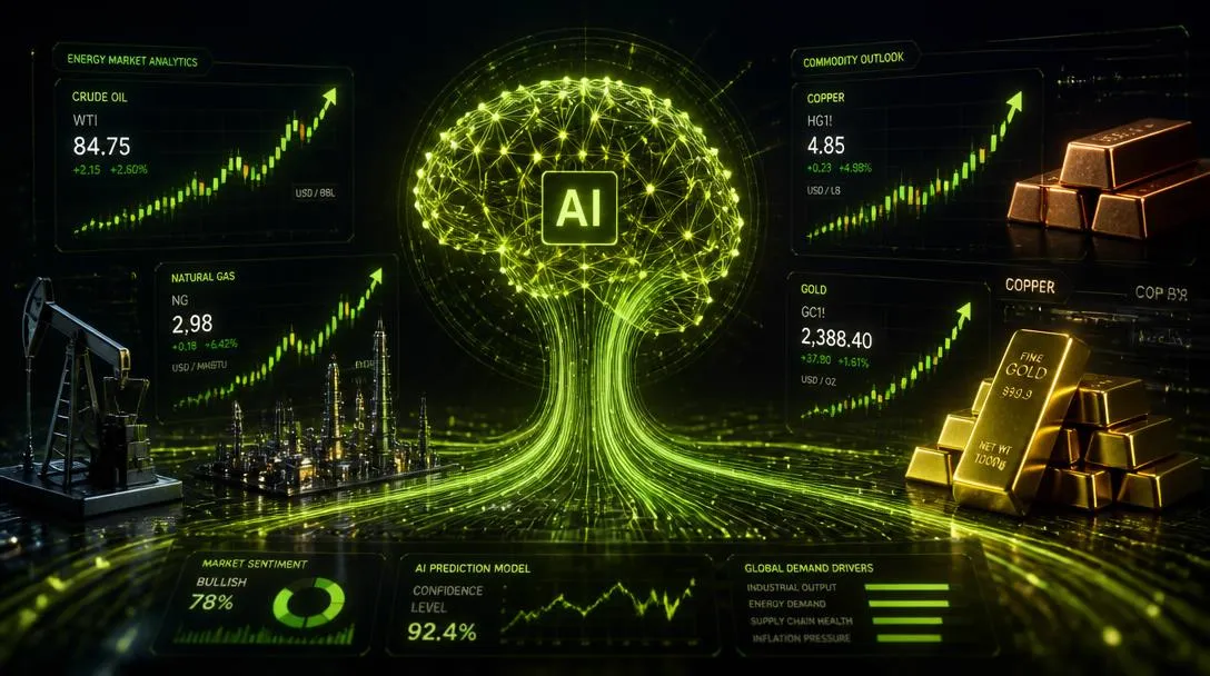 Scalable Capital App AI analyzing commodity market data